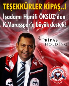 Hanifi Öksüz’den KMS'ye büyük destek